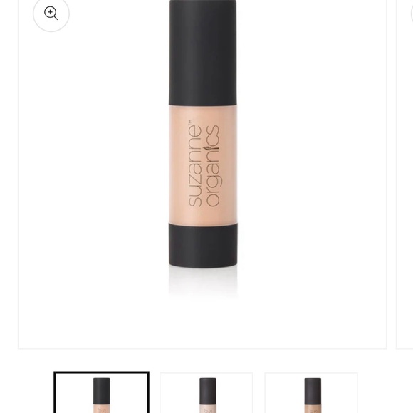 SUZANNE SOMERS Flawless Foundation organic in Natural Sand. Pump bottle 1 oz. - Picture 2 of 7